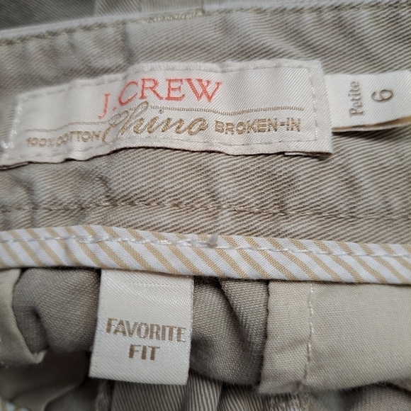 J.Crew Broken In Chino Pants   Size 6P - Picture 2 of 6